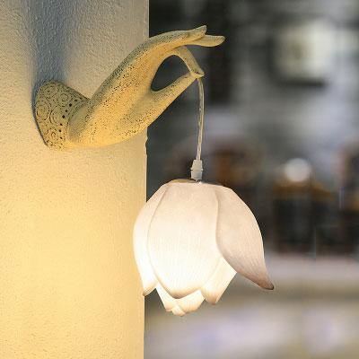 Moderne Kreativ Kinesisk Lotus Vegglampe | Skanto