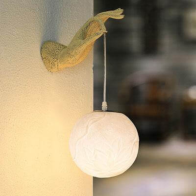 Moderne Kreativ Kinesisk Lotus Vegglampe | Skanto