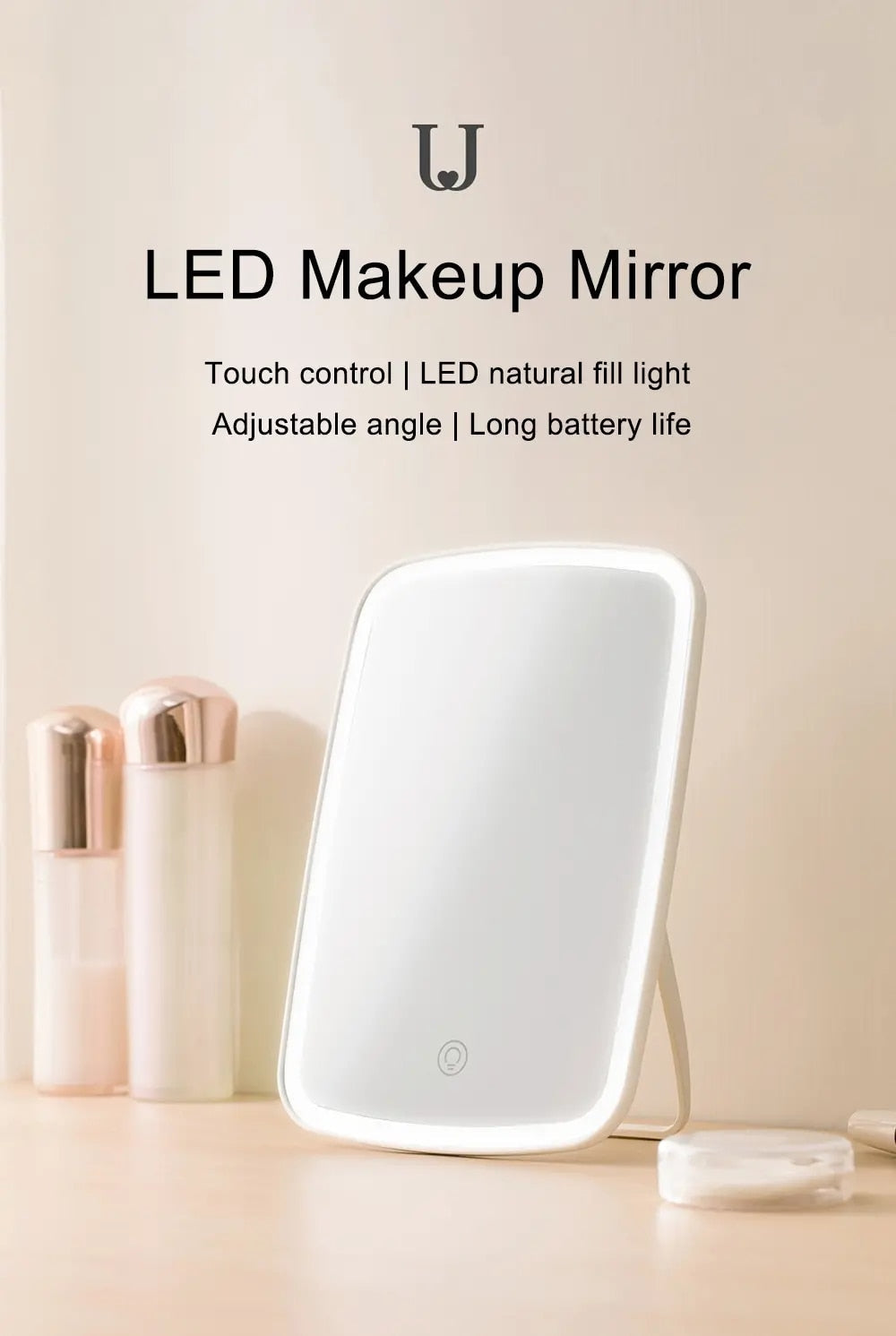 Fancy PortaSkantoe Led Touch Mirror | Skanto