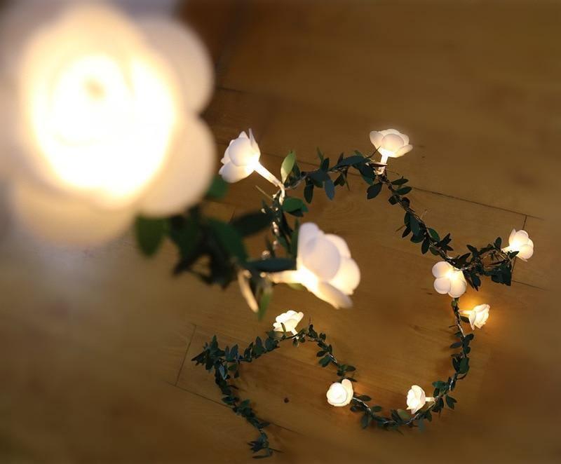 Lyse Dine Rom LED Blomster Fortryllende Atmosfære | Skanto