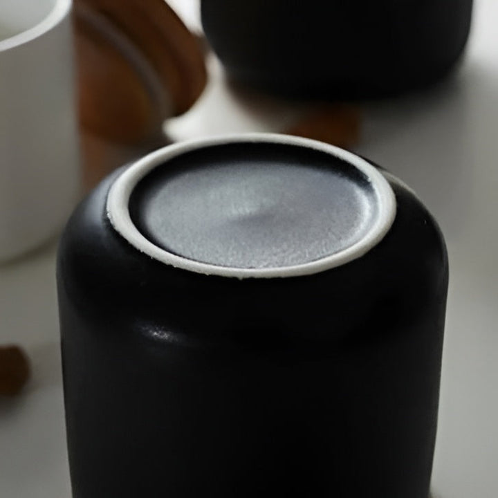 Keramisk oppbevaringsbeholder med bambuslokk – Naturlig design | Frisk oppbevaring til hjemmet