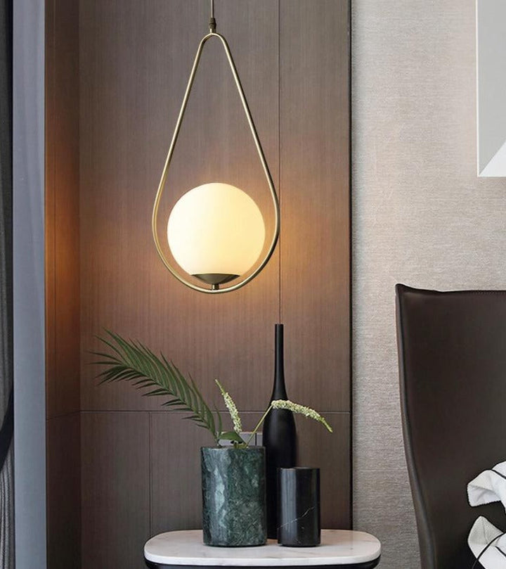 Moderne nordisk glass pendellamper