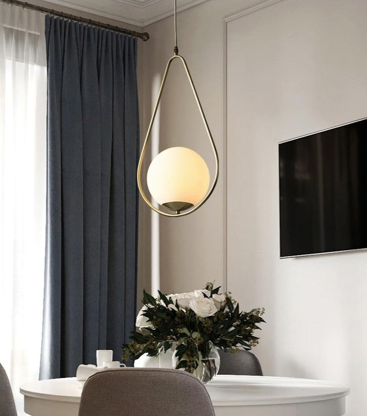Moderne nordisk glass pendellamper