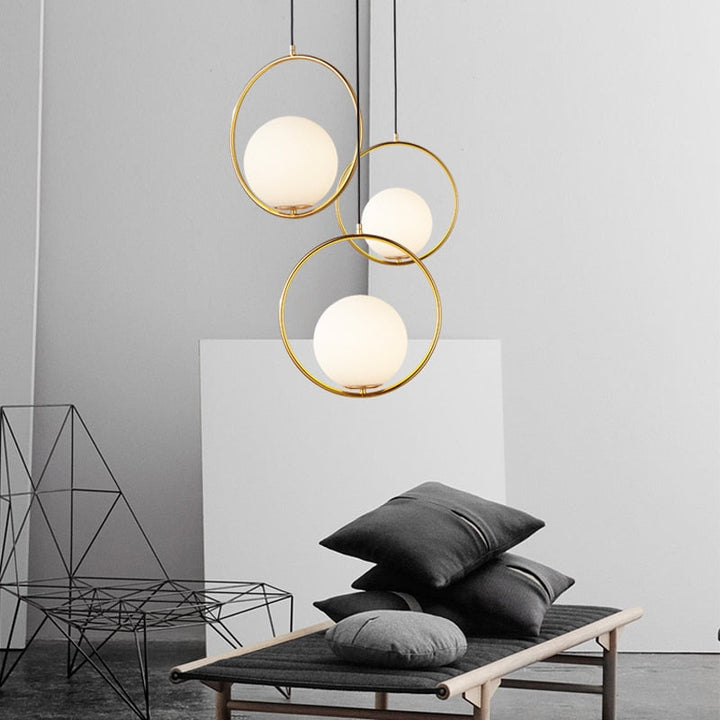 Moderne nordisk glass pendellamper