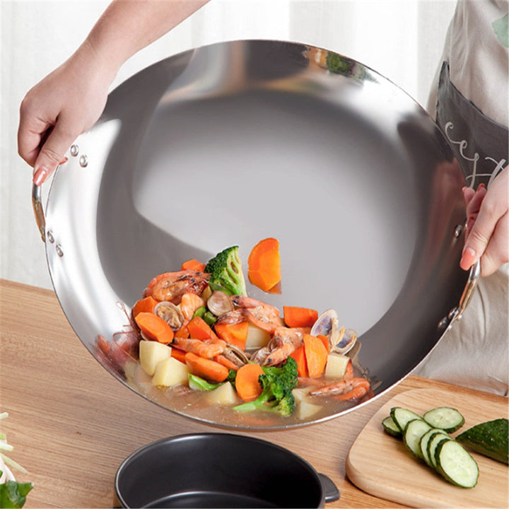 Wok Wellington i rustfritt stål (4 størrelser)