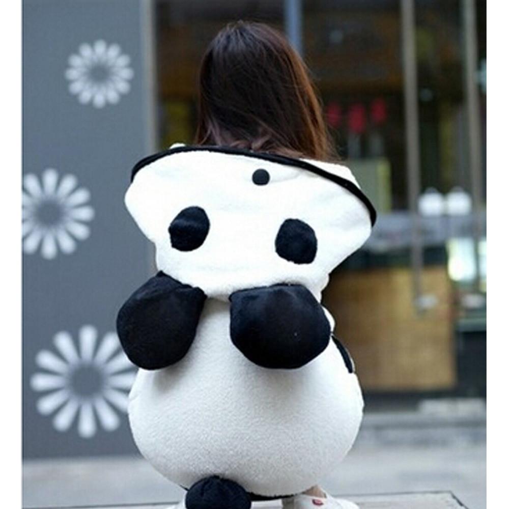 Fluffy Panda Hettegenser | Skanto