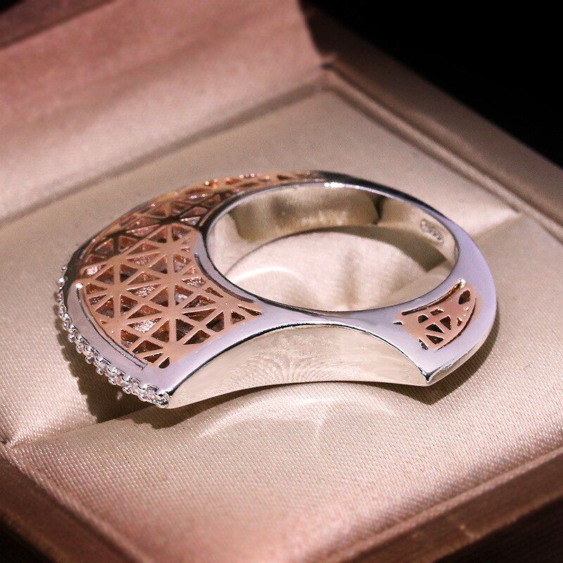 Skanto | Zirconium Måneformet Personlighet Ring