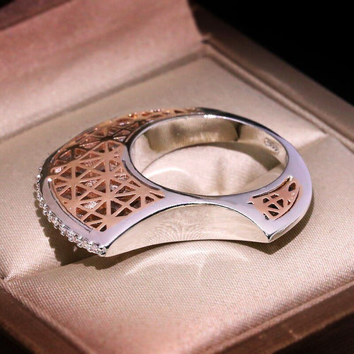 Skanto | Zirconium Måneformet Personlighet Ring