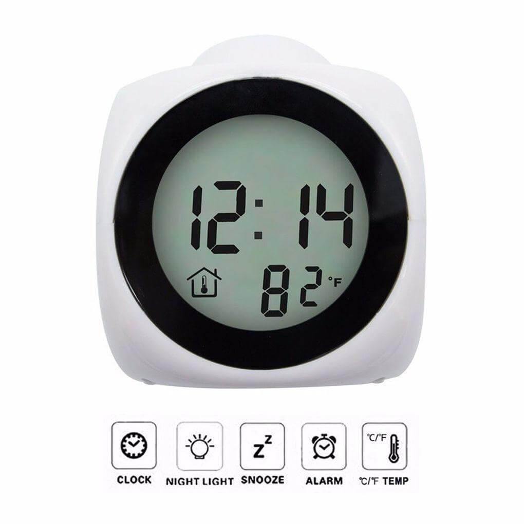 LCD-projeksjonsdisplay Digital vekkerklokke | Skanto
