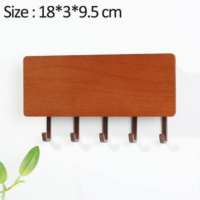 Norvo | KeyOrganize Tre Nøkkelholder Vegghylle | Multifunksjonell & Stilfull | Veggdekor & Oppbevaring