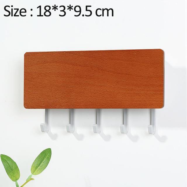 Norvo | KeyOrganize Tre Nøkkelholder Vegghylle | Multifunksjonell & Stilfull | Veggdekor & Oppbevaring