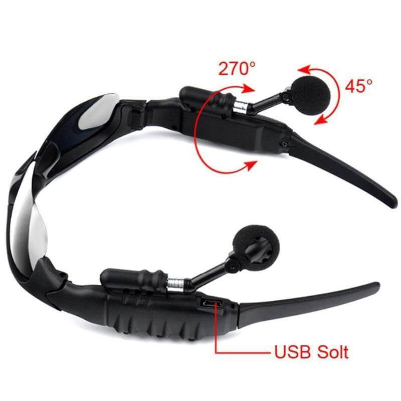 Smart Bluetooth Headset Kjøremodus Solbriller | Skanto