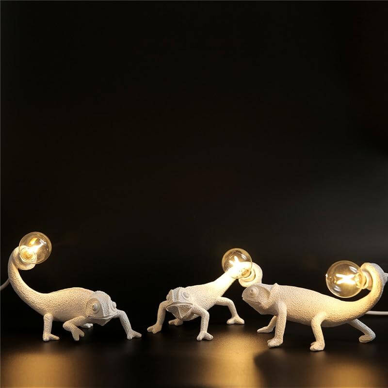 Nordic Modern Chameleon Cheetah Desk Lamp | Skanto