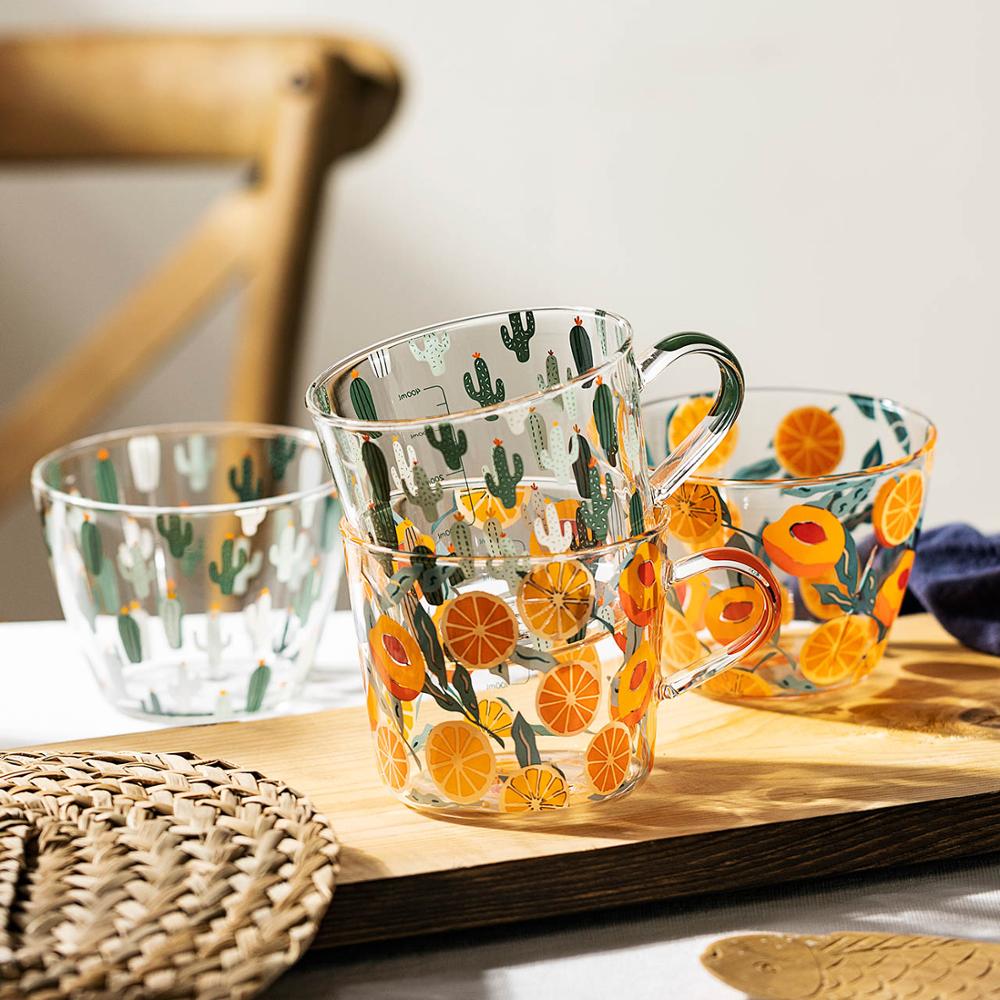 Skanto | HighLand Trykt Glass Målebeger
