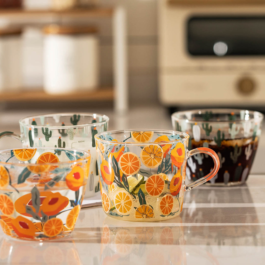 Skanto | HighLand Trykt Glass Målebeger
