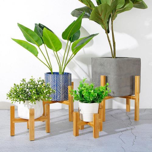 Skanto | BambooElevate Plantebord laget av bambustrær | Justerbart & Stabilt | Perfekt for innendørs bruk