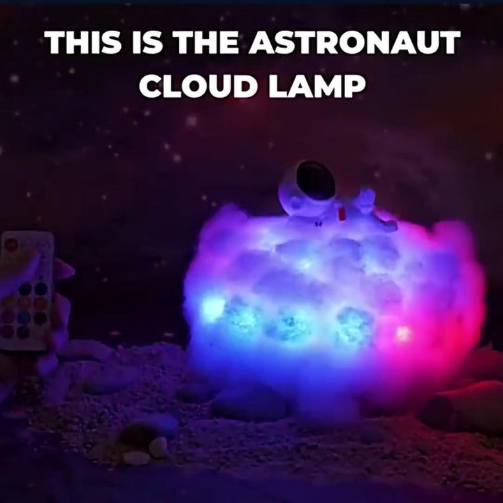 Astronaut Fargerike Skyer Nattlys