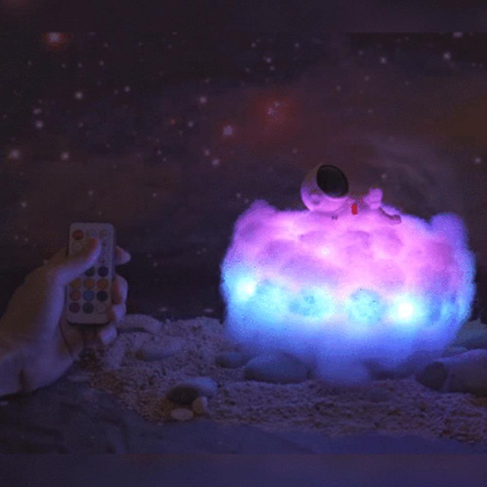 Astronaut Colorful Clouds Night Light | Skanto