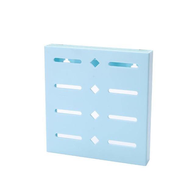 2PCS Firkantet Pastell Mavi Veggmontert Knivorganisator | Skanto
