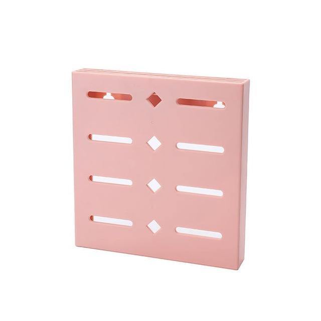 2PCS Kvadratisk Pastell Mavi Veggmontert Kniv Organizer