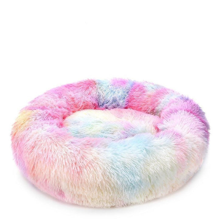 Skanto | Beef Rainbow Ekstra Plysj Beroligende Donut Hundesenger
