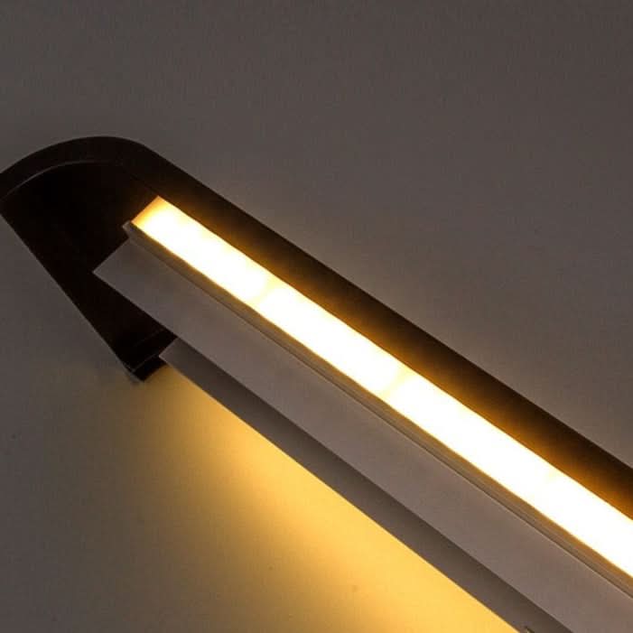 Skanto | Moderne LED Vegglampe – Slank Svart Aluminiumslys