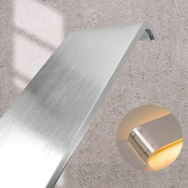 Skanto | Moderne LED Vegglampe – Slank Svart Aluminiumslys