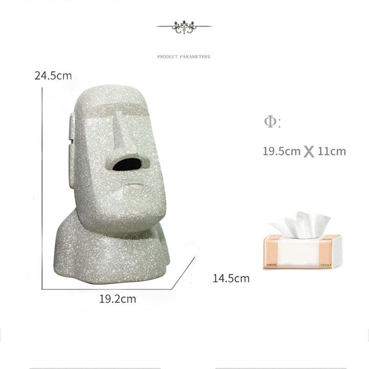 Stein Statue Tissue Box | Skanto