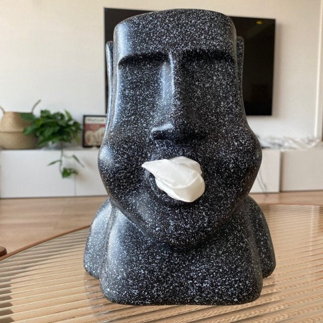 Stein Statue Tissue Box | Skanto