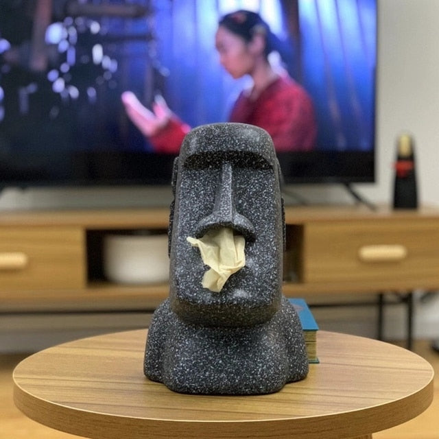 Stein Statue Tissue Box | Skanto