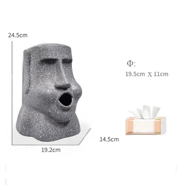 Stein Statue Tissue Box | Skanto