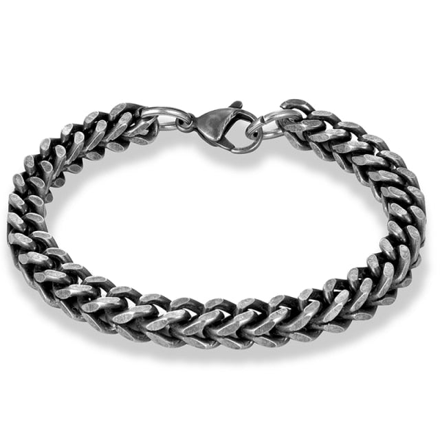 Skanto | Retro Cubansk Kjede Armbånd