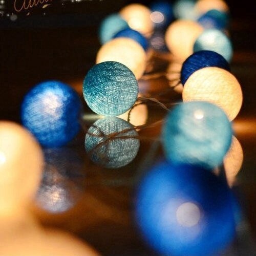 Skanto | LED Bomull Ball Lysstyrker