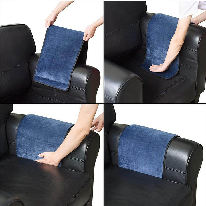 Skanto | Non-slip 5 lomme lær armlene stol organiser