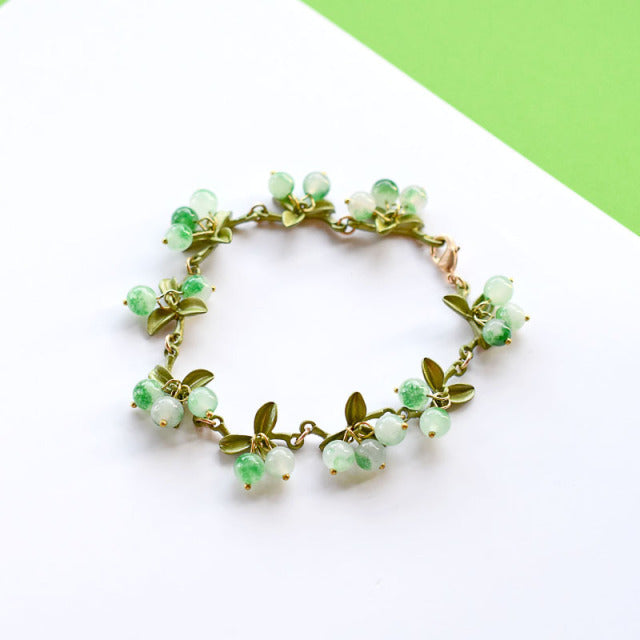Skanto | Retro Orchid Blomster Armbånd