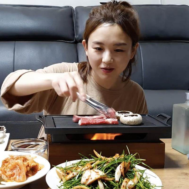 Røykfri Bærbar Japansk Ikke-Klebende BBQ Grill | Skanto