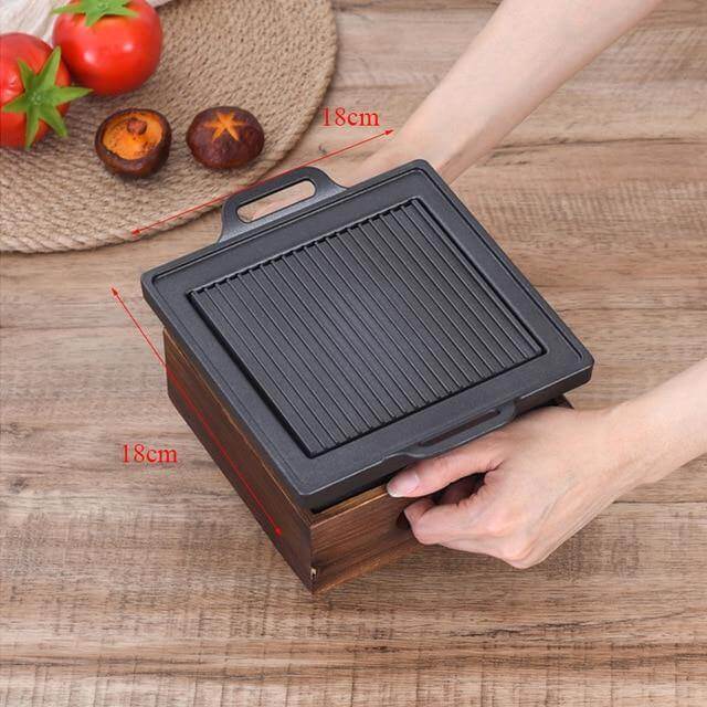 Røykfri Bærbar Japansk Ikke-Klebende BBQ Grill | Skanto