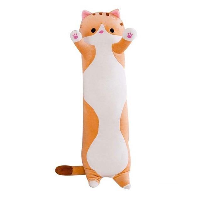 Søt katt myk lang katt plush pute | Skanto