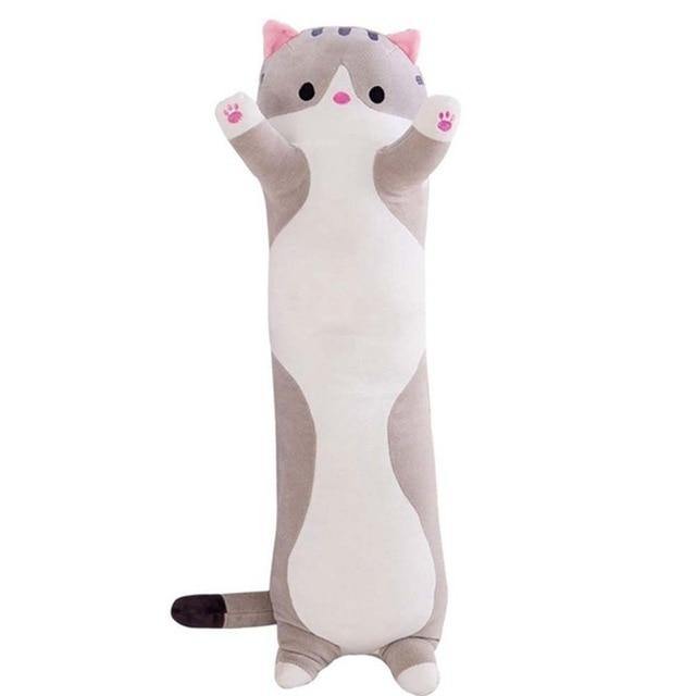 Søt katt myk lang katt plush pute | Skanto