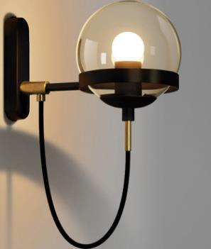 Elegant Retro Glass Wall Lamp | Skanto