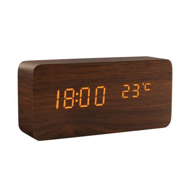 Skanto | LED Vekkerklokke i Tre Kubusform