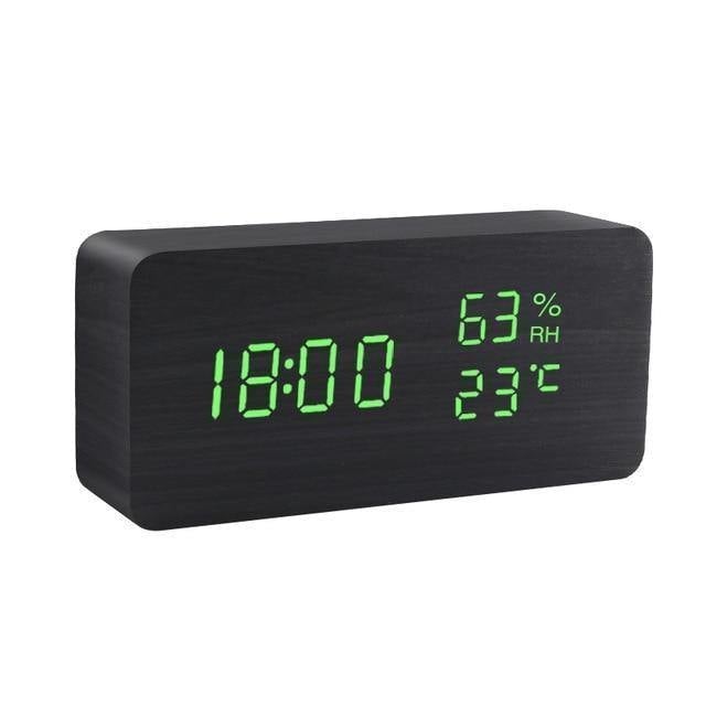 Skanto | LED Vekkerklokke i Tre Kubusform