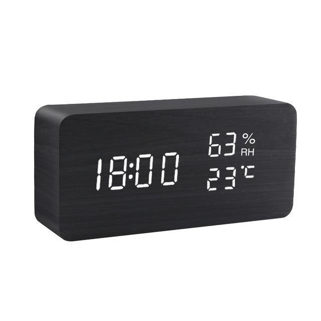Skanto | LED Vekkerklokke i Tre Kubusform