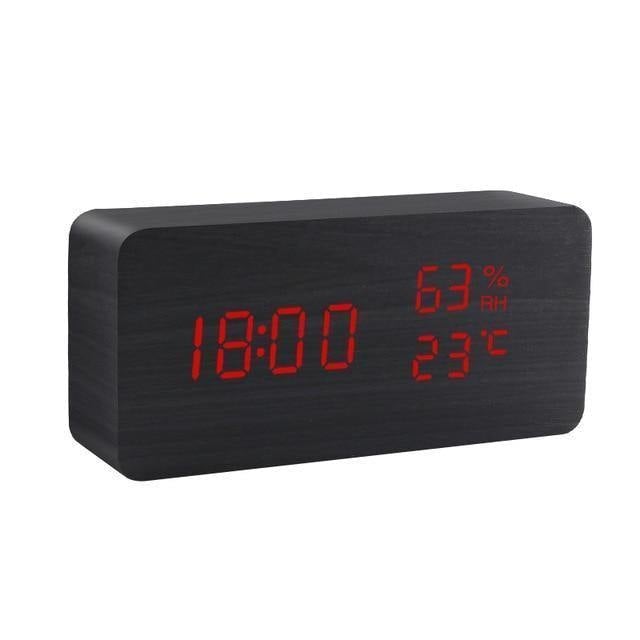 Skanto | LED Vekkerklokke i Tre Kubusform