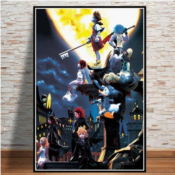 Mystisk New Age anime videospill – lerretbilde
