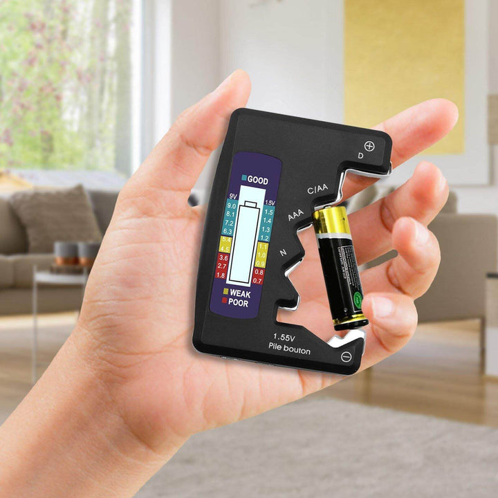 Skanto | Universell LCD Skjerm Batterikapasitet Tester