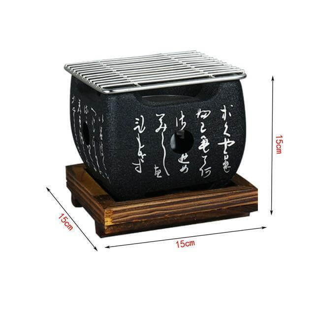 Bærbar koreansk orientalsk grillovn | Skanto