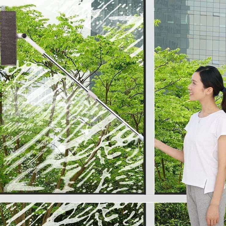 Long Handle Rotating Easy Window Washer Mop | Skanto