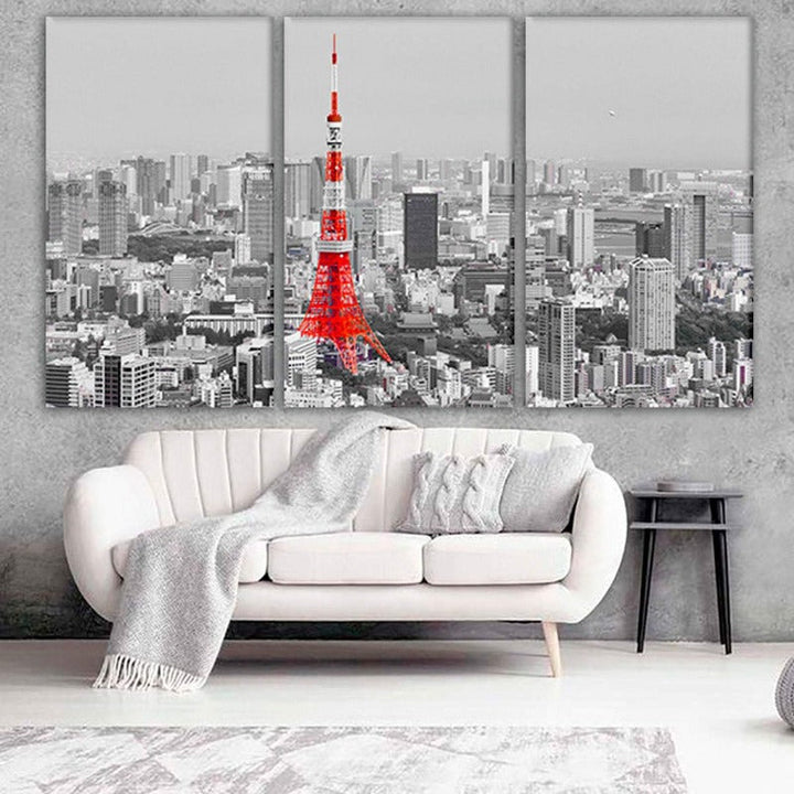 Enkel landskap av Tokyo Tower – lerretsbilde