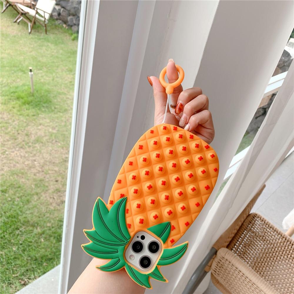 Pineapple Pop It iPhone-deksel | Skanto
